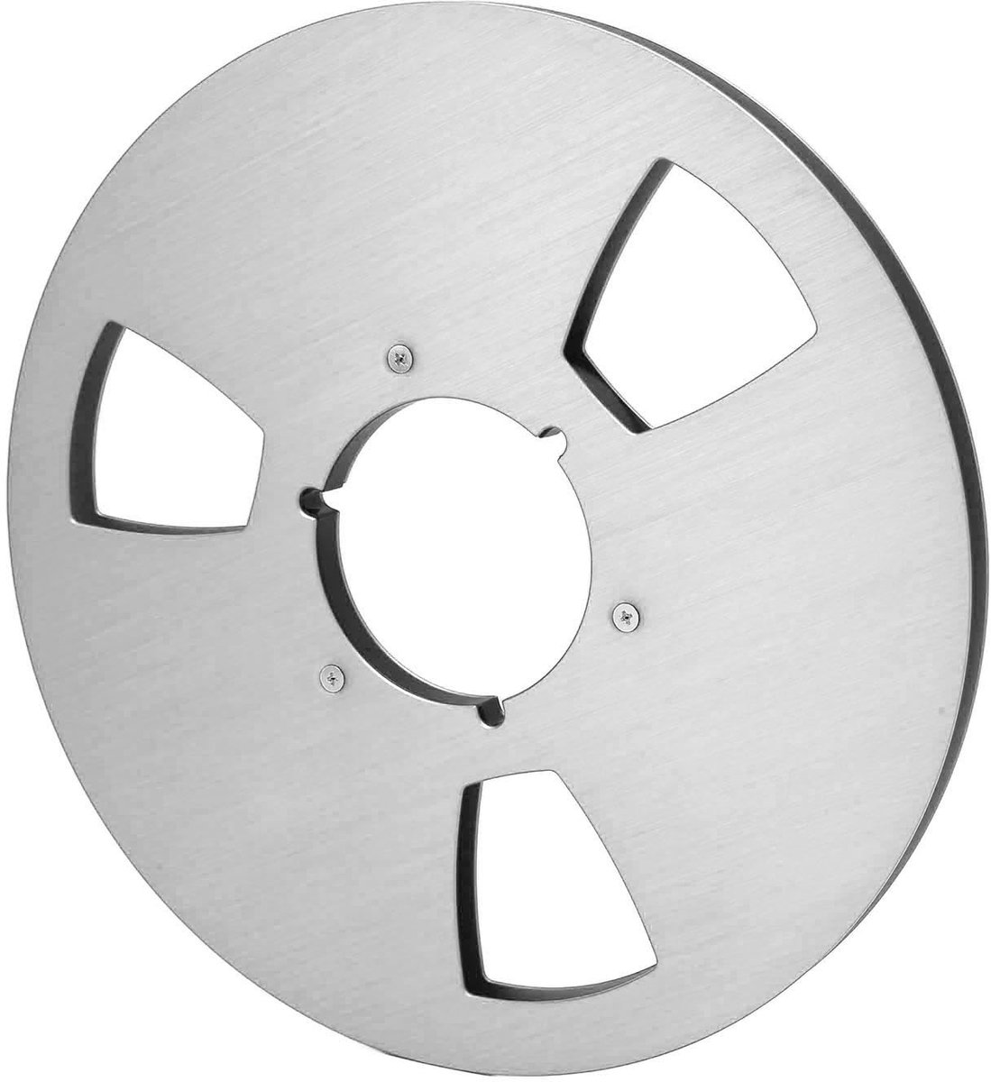 Cosensi- Tapespoel 1/4 10,5 Inch - Lege Haspel - 3-gaats Ontwerp - Roestvrij Stalen Schroeven - Aluminiumlegering - Professioneel voor Bandrecorder - Tapehaspel