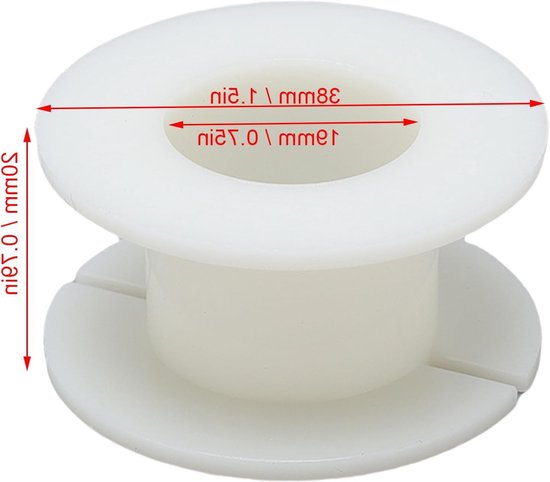 Lege Draadspoelen 38 mm voor Organisatie van Draden en Koorden, Ideaal voor Luidsprekers en Frequentie Divider Toepassingen — afbeelding 4