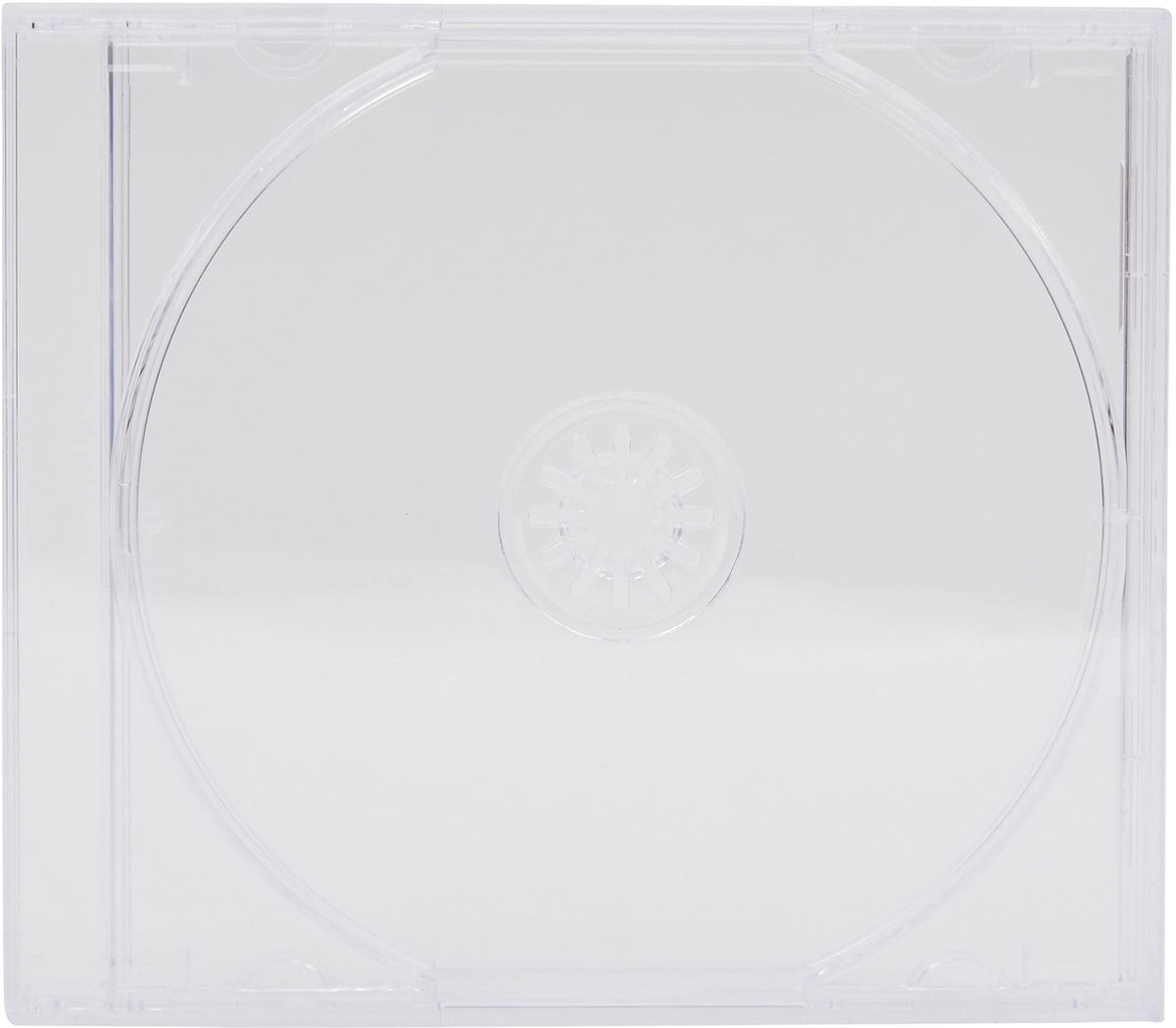 Cosensi- CD/DVD Hoesjes Professionele Kwaliteit - CD Hoesjes Transparant - CD Doosjes - CD Opbergmap - CD Hoesjes Jewel Case - Geschikt voor 1 Disc