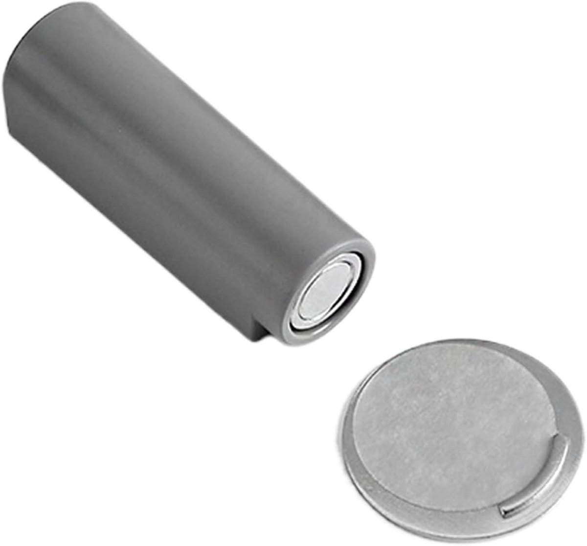 Magnetische Deurstopper - Vloerhouder - Deuren Vangen - Zonder Boren - 11x5x5 cm - Grijs