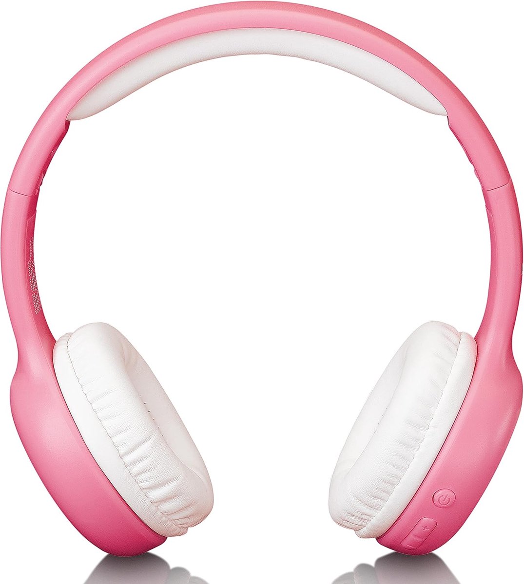 Draadloze Bluetooth Kinderkoptelefoon Roze met Volumebegrenzer en Stickers