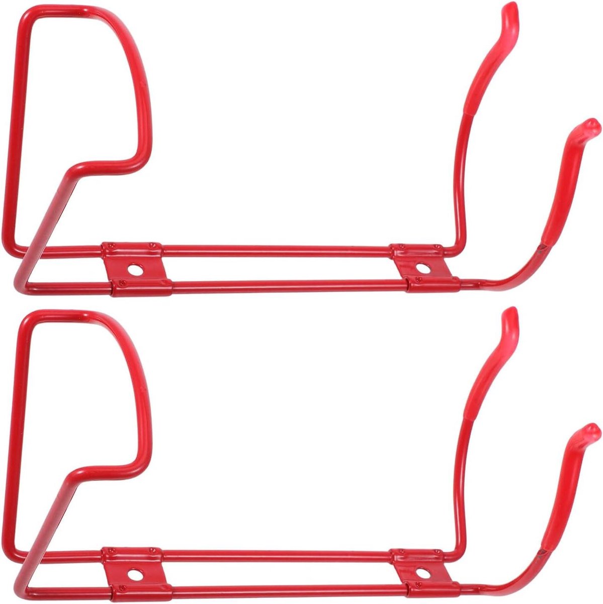 Brandblusser Wandhouder - Beugel Ophangsysteem - Veilige Opslag - Roestvrij Duurzaam - 21 x 13 x 10.5 cm - Rood