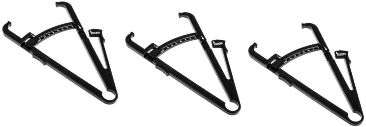 Lichaamsvetmeter Set - Meetlint Schuifmaat - Fitness Metingen - Inclusief Vetgrafieken - 150 cm Meetlint - Diverse Kleuren