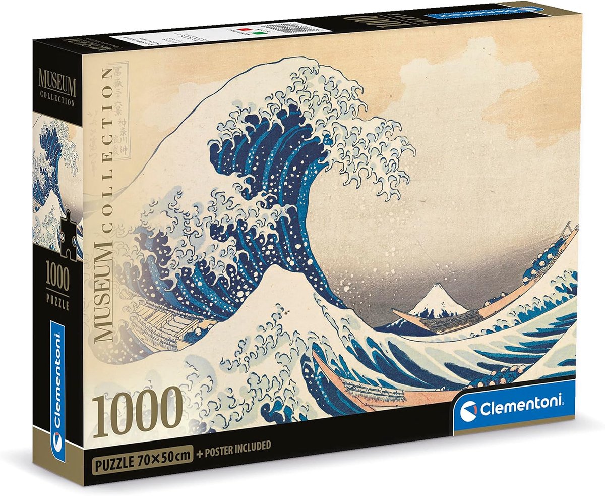 1000 Stukken Legpuzzel - Museumcollectie - De Grote Golf van Hokusai