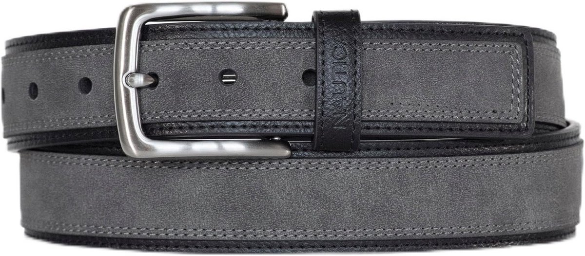 Nautica Heren Casual Riem, Grijs, 44, grijs, Größe: 44