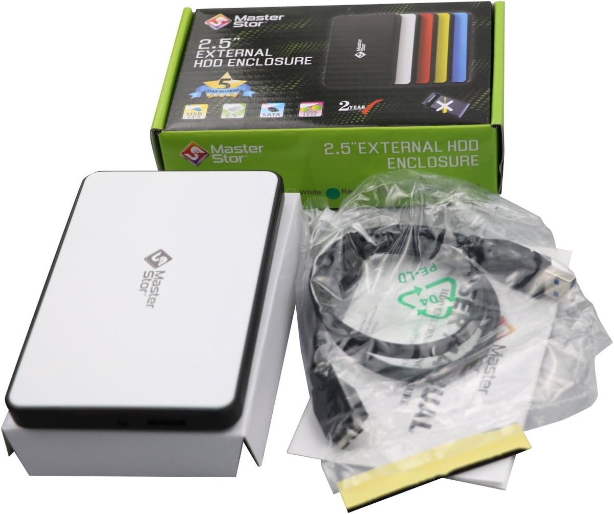 Draagbare Externe Harde Schijf 2,5-inch USB 3.0 - Supersnel Geheugen voor Laptop en PC (1TB)