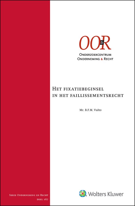 Het fixatiebeginsel in het faillissementsrecht - cover