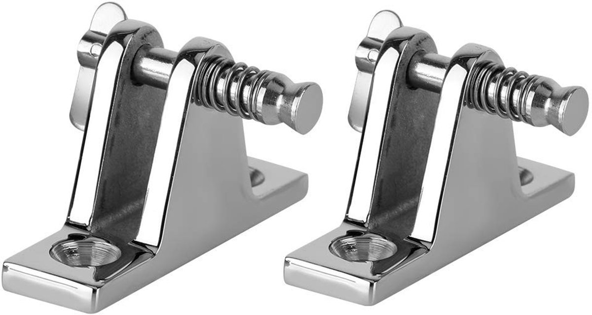 MTTproducts - RVS Quick Release Scharnier Set voor Boot en Caravan, 90 Graden