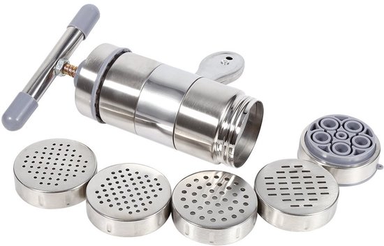 MTTproducts - Passatelli - Elektrische Pasta Maker - Draagbaar - Roestvrij staal - Handbediend - Koken - Noedels maken van Mttproducts — afbeelding 3