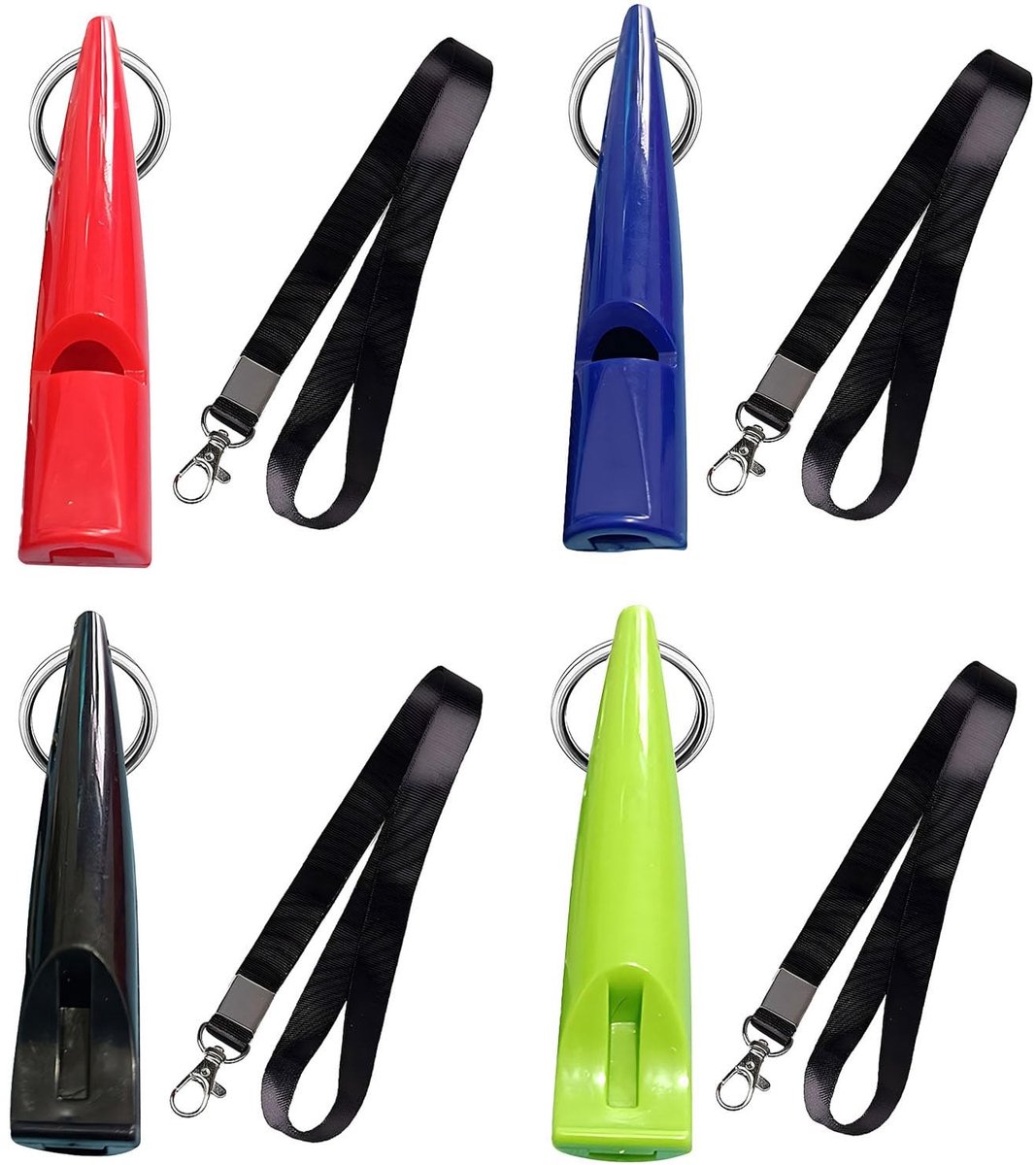 MTTproducts- Hondenfluitje Professioneel - Hondenfluitje Terugroeptraining - Hondenfluitje Ultrasoon - Hondenfluitje Tegen Blaffen - 4 Stuks - Hoogwaardig ABS Materiaal - Trainingsfluitje