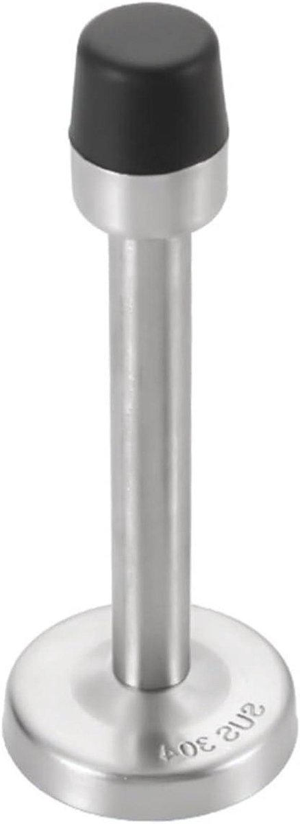 Magnetische Deurstopper - Deurvanger Deurhouder - Muur Beschermen - Sterke Magneet - 95 mm - Zilver