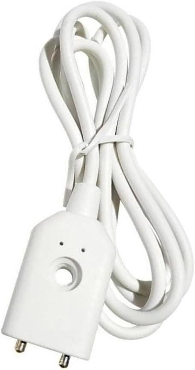 Waterlekkage Alarm Detector - Lekdetector Sensor - Huishoudelijke Veiligheid - Roestvrijstalen Sonde - 1 meter kabel - Wit