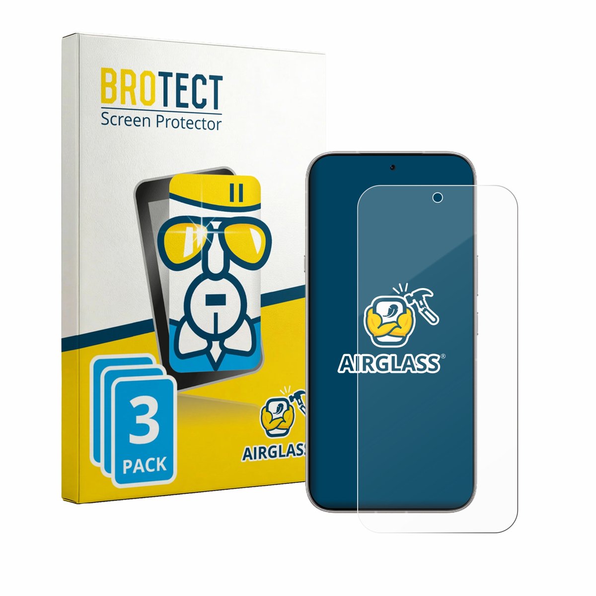 Screenprotector 3 Stuks voor Infinix Note 60 Beschermglas transparant