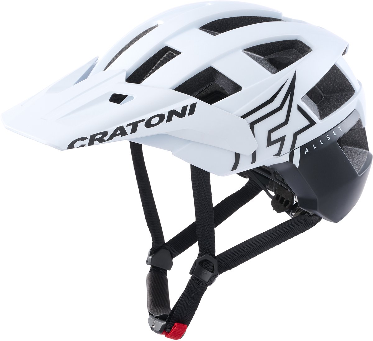 Helm Cratoni Allset Pro White-Black Matt S-M