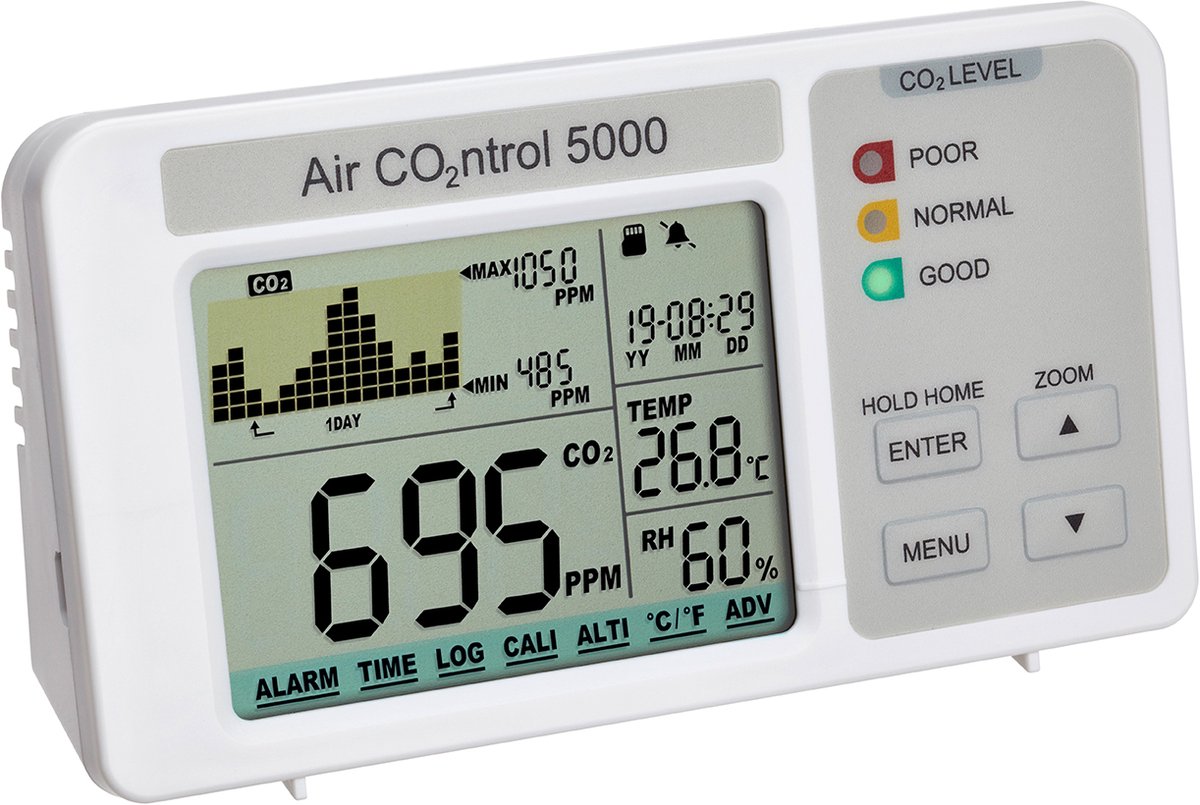 TFA Dostmann AirCO2ntrol 5000 - Co2 Meter - Met geheugenkaart