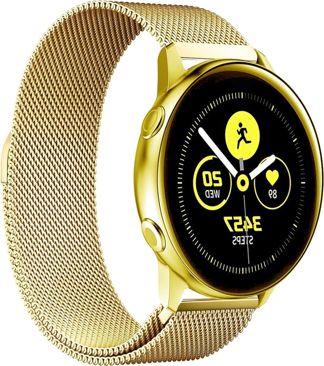 Verstelbare metalen horlogeband voor Amazfit GTR Mini, GTS 4, Bip 3 Pro - Magnetische vervangband voor smartwatch met 20mm aansluiting
