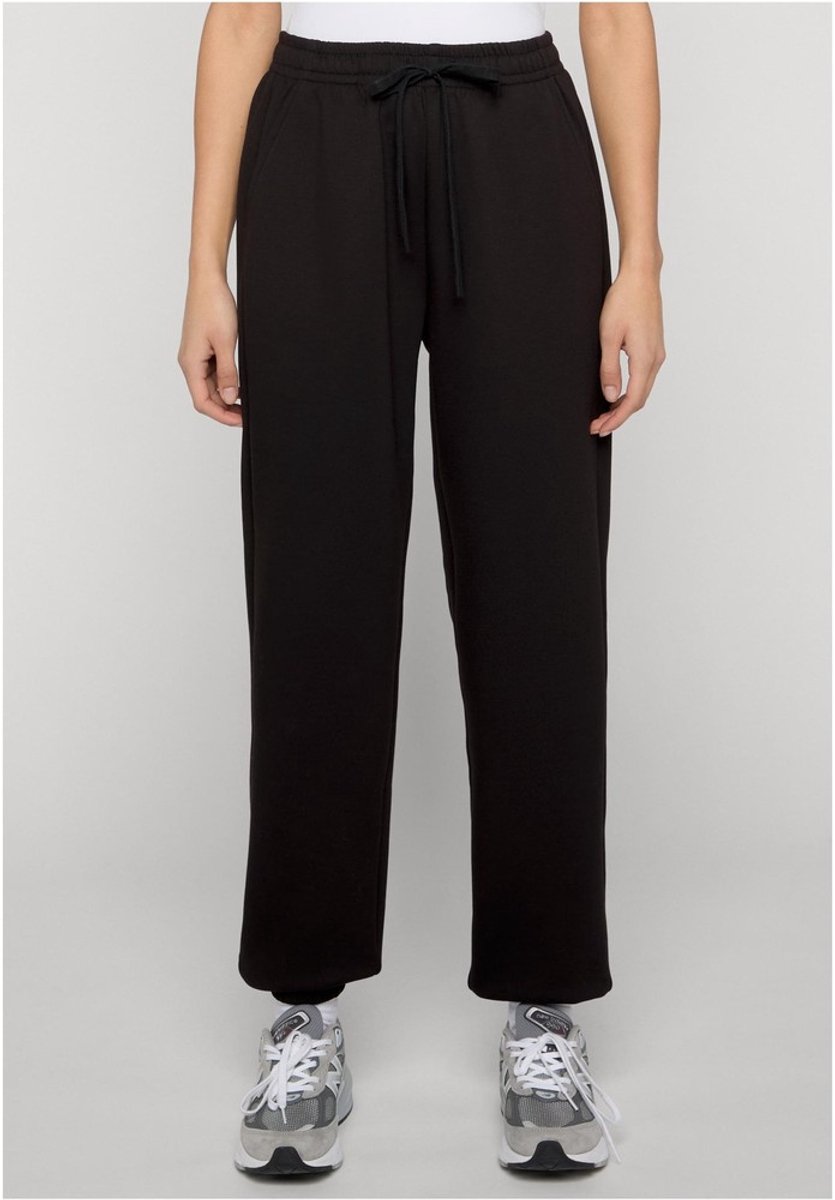Urban Classics Slim Fit Scuba Dames joggingbroek L Zwart