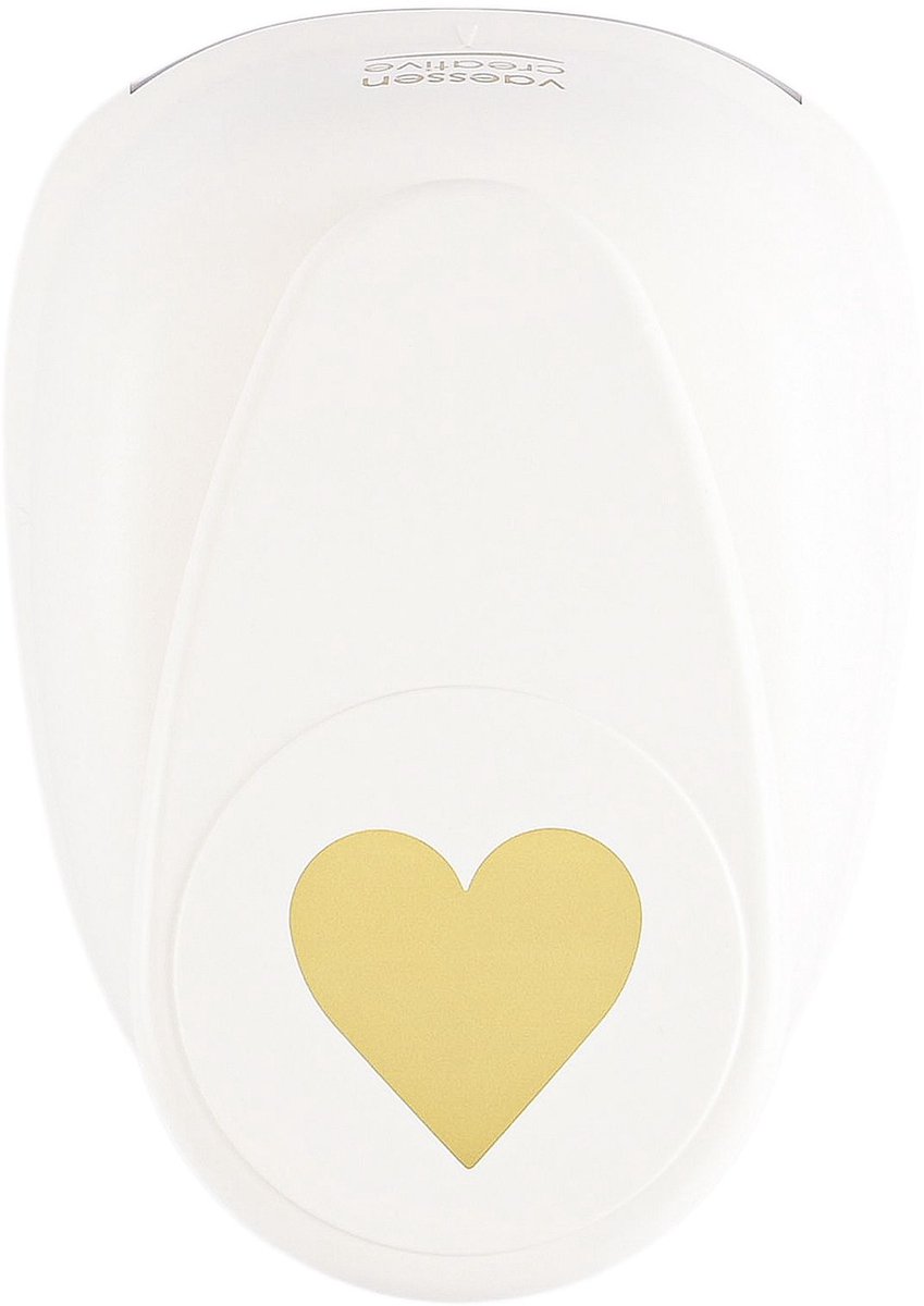 Vaessen Creative pons - figuurpons - hart - 7,9 x 8 cm