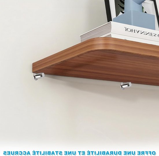 Set van 100 stuks 5 mm x 16 mm wandplankensteunen, ideaal voor meubels, kasten en planken, stevige en duurzame plankensteunen voor optimale ondersteuning. — afbeelding 4