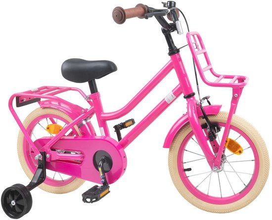vidaXL - Kinderfiets - 12 - Inch - voor - 2-4 - jaar - oud - Donkerroze van VidaXL — afbeelding 3