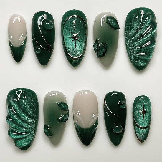 Handgemaakte Press-on-Nail Set