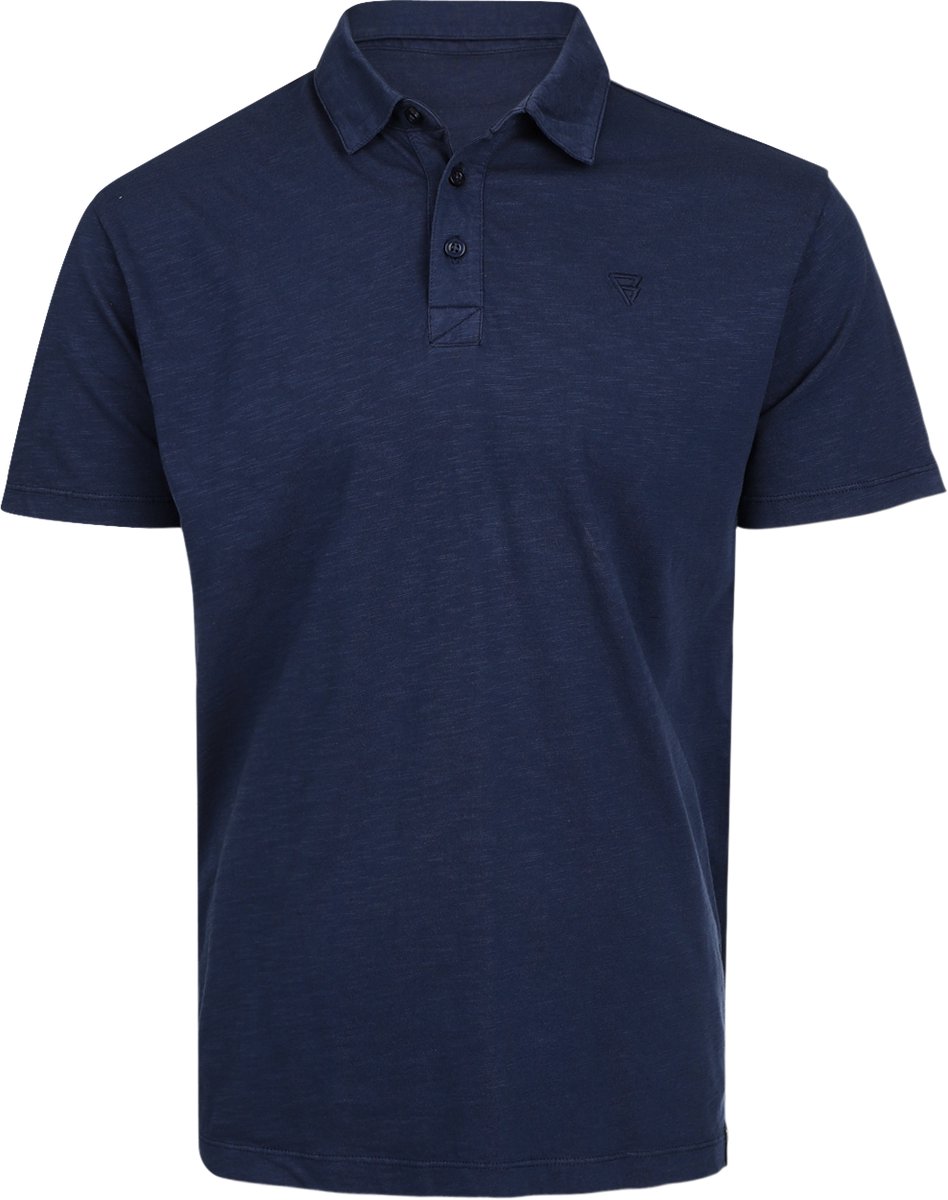 Brunotti Palorai Polo Indigo Heren 100% Katoen Regular Fit M Blauw