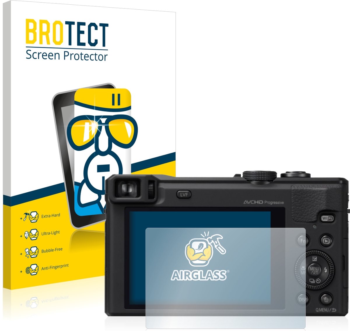 Screenprotector voor Panasonic Lumix DMC-TZ60 Beschermglas transparant