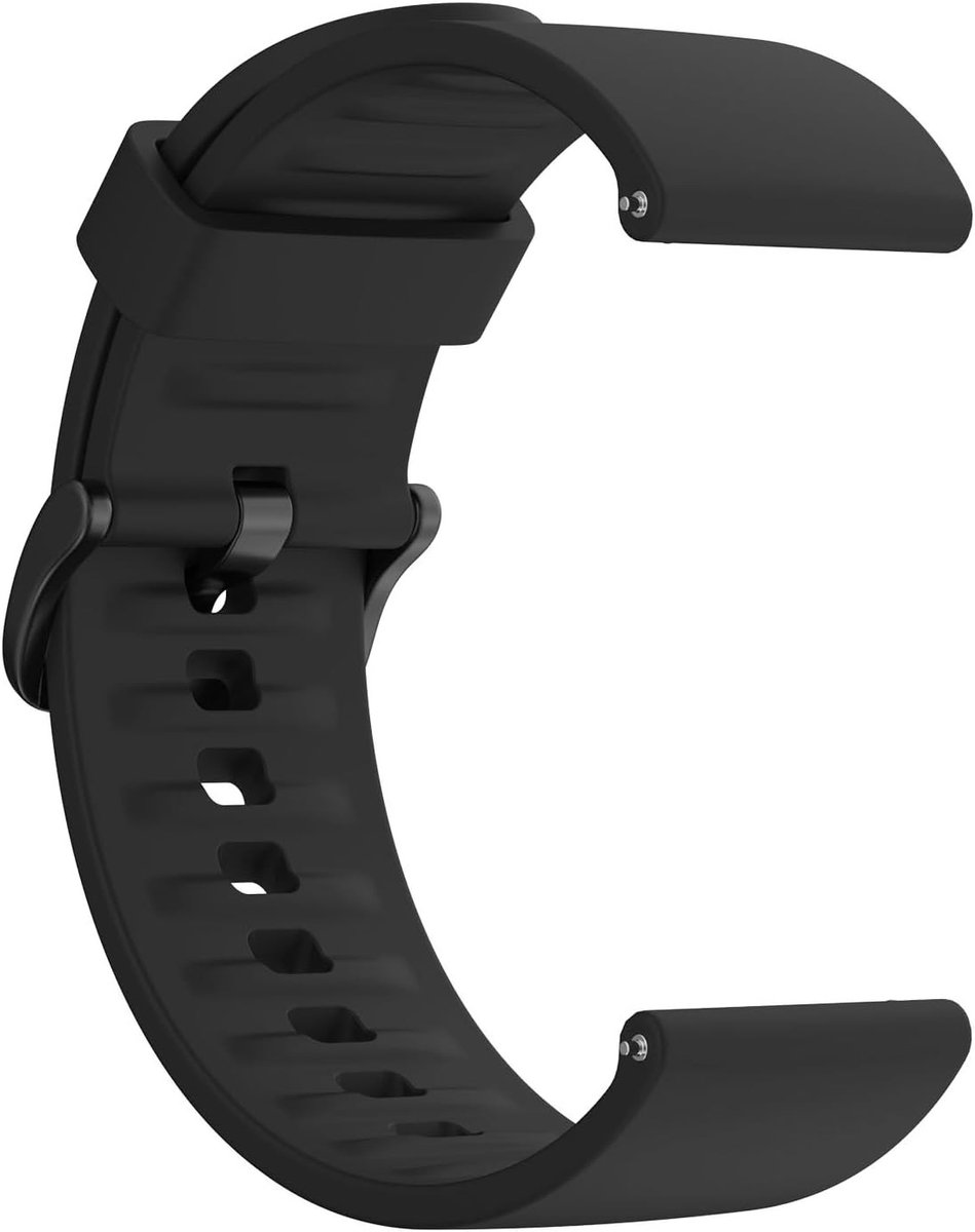 Zachte 22 mm Siliconen Horlogeband als Vervanging voor Mannen en Vrouwen, Duurzaam en Comfortabel
