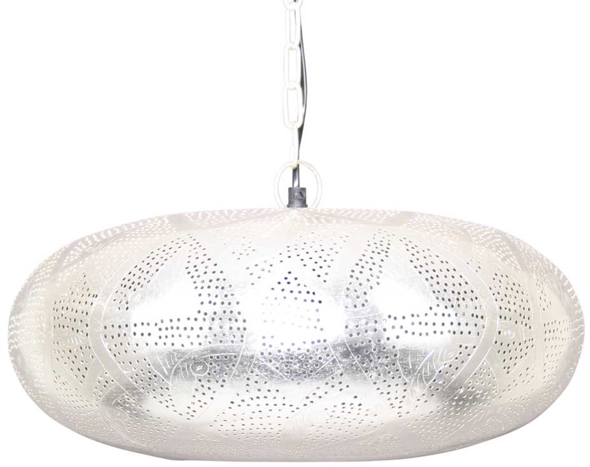 Safaary - Oosterse Hanglamp Warda Zilver Ø 42 x 23cm