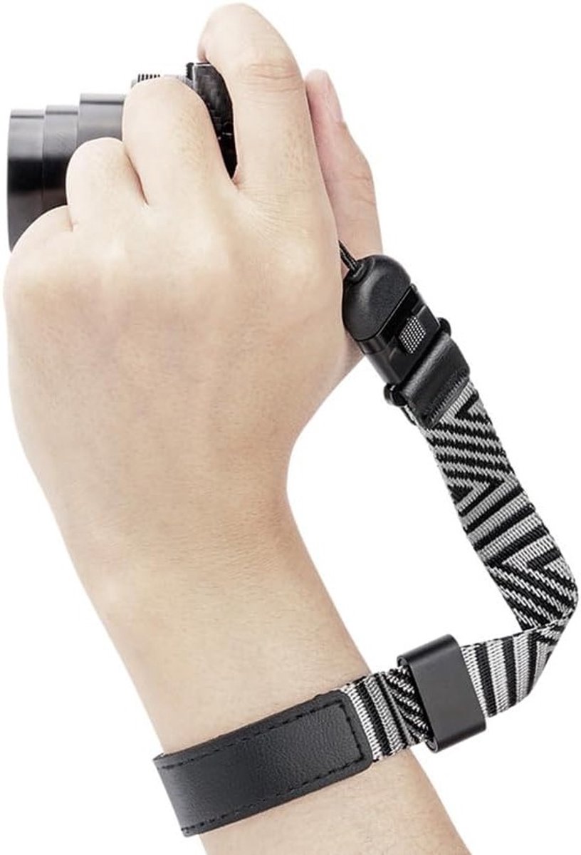 Handpolsband voor Camera met Snelsluiting - Verstelbare Slider voor Canon, Nikon, Sony, Fujifilm en Olympus Compactcamera's - Ideaal voor Fotografie en Videografie
