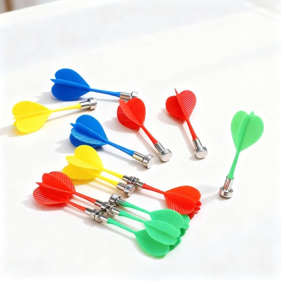 Magnetische dartpijlen - Magneetpijlen set - Indoor spel plezier - 20 stuks - 8.2CM lengte - Gekleurd — afbeelding 4