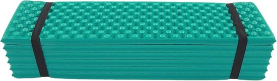 Kampeer Slaapmat - Opvouwbaar Matje - Buiten Slapen - Eierkrat Schuim - 186x57CM - Donkergroen — afbeelding 4