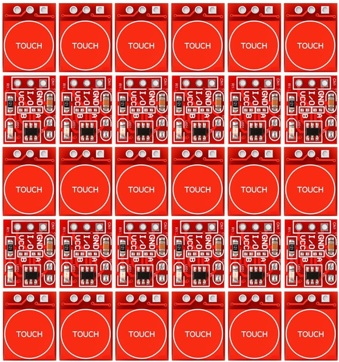 Dailygoods - 30 Stuks Aanraakknop Module voor Elektronische Projecten