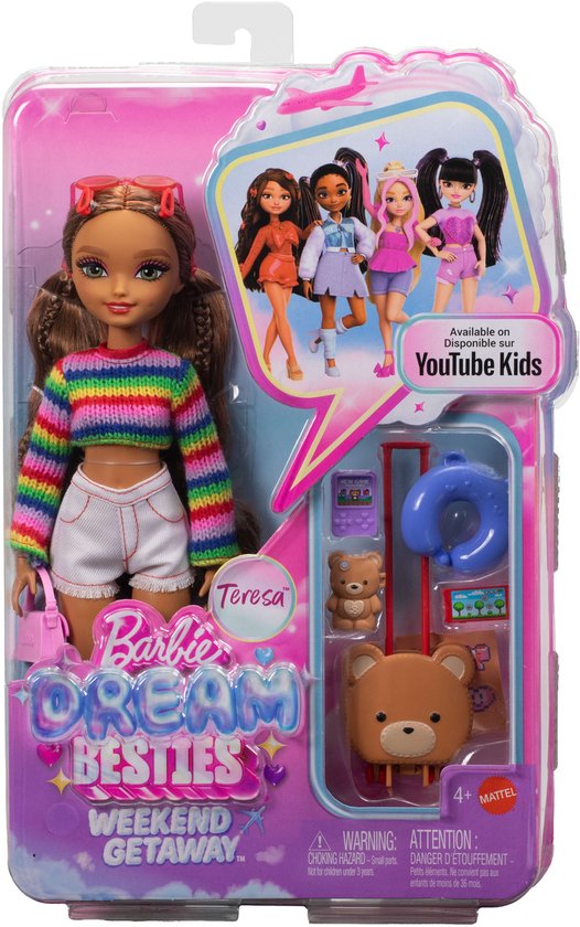 Barbie Dream Besties WEEKEND GETAWAY TERESA Doll and Accessories — afbeelding 2