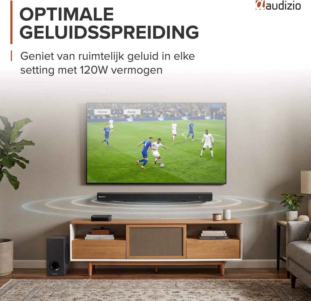 Tronios SB82S Soundbar met Subwoofer - HDMI-ARC en Bluetooth - afbeelding 2