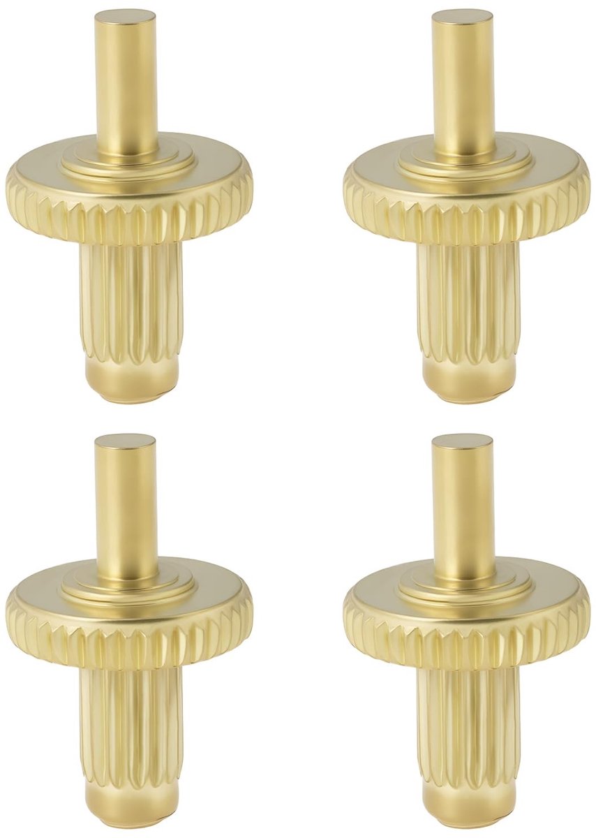 Dailygoods - Gitaar Brug Hoogte Aanpassing Schroeven M4, Set van 4 Stuks, Goud