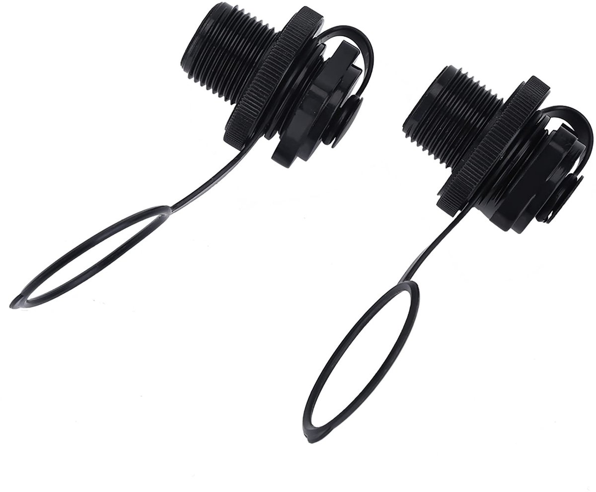 Dailygoods - QCTrial - Dailygoods - Dailygoody - Screw Air Valve Caps - Vervangingsaccessoires - Duurzaam - Geschikt voor Inflatable Boats - 2 Stuks - Snelle Inflatie