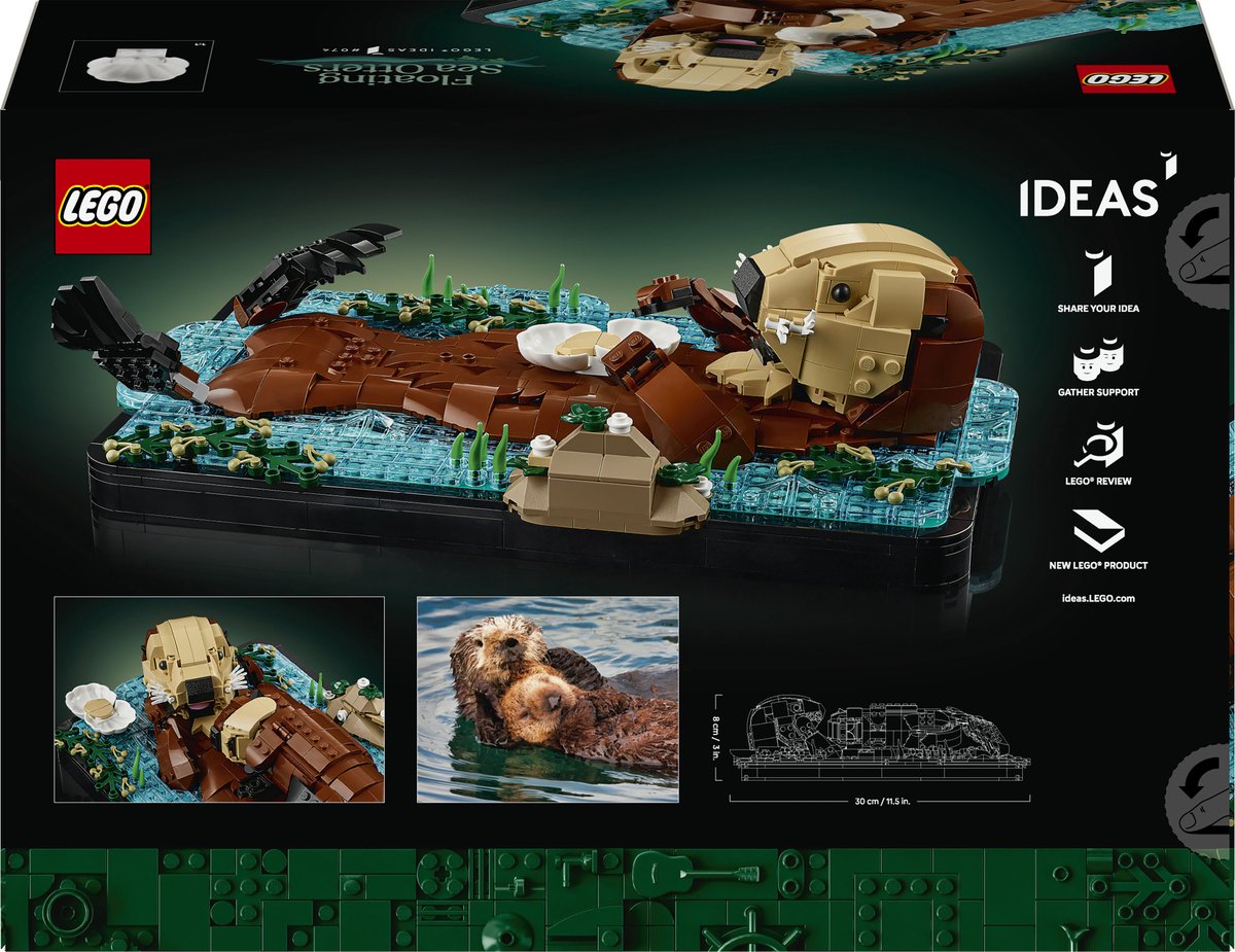 LEGO Ideas Drijvende Zeeotters - 21366 – foto 3
