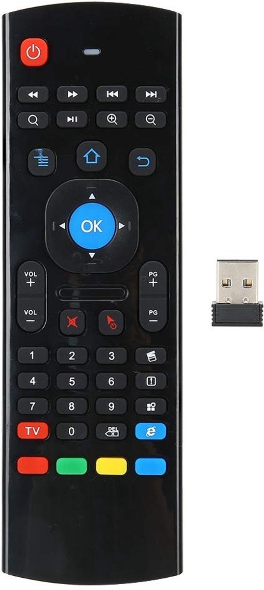 Dailygoods - Cosensi - Dailygoods - Dailygoody - Draadloze Air Fly Mouse - Gamecontroller - Bewegingsdetectie - Zwart - Infraroodafstandsbediening - Geschikt voor Computer en TV - Ingebo..