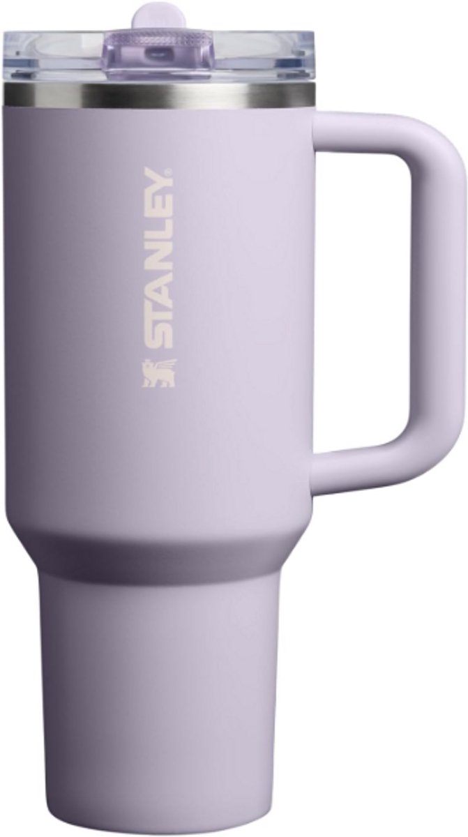 STANLEY Quencher ProTour Flip Straw Tumbler 1.18L (Purple Dust) – Lekvrije Drinkbeker met Rietje & Handvat – Geïsoleerd RVS – BPA-vrij