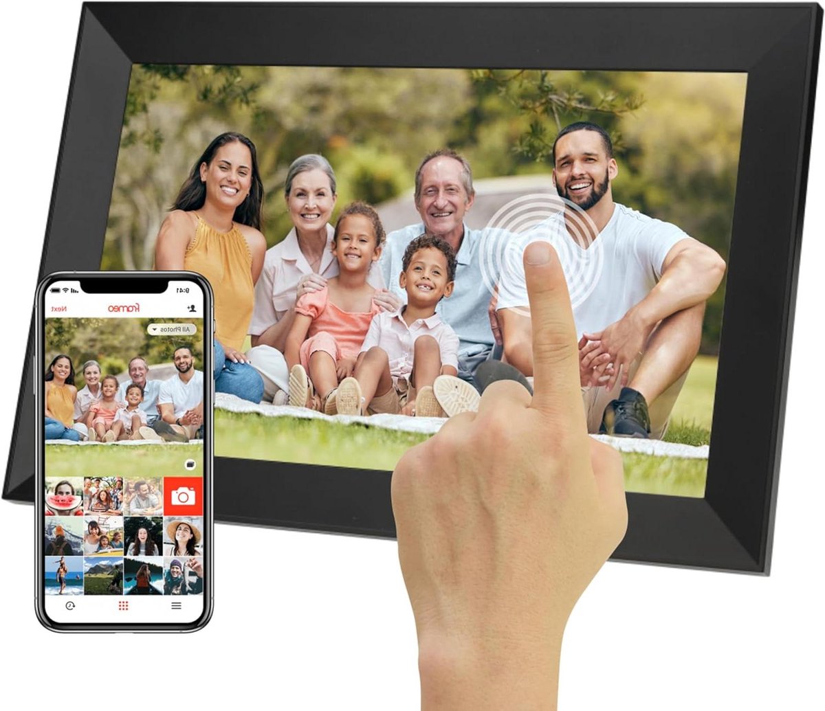 Digitale Fotolijst met Wifi - Fotokader - Woondecoratie