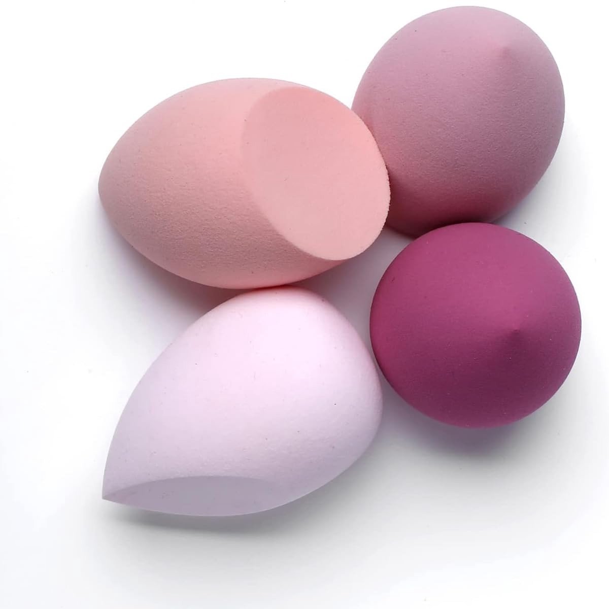 Dailygoods - Set van 4 Latexvrije Foundationsponzen met Houder