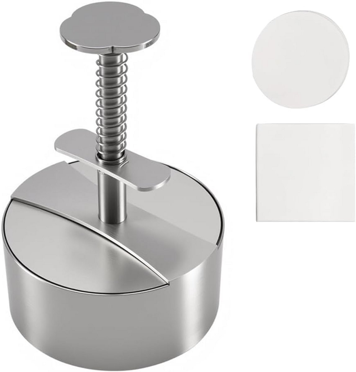 Burger Smasher - Grill Press - Gietijzeren Bakplaat - Rooster