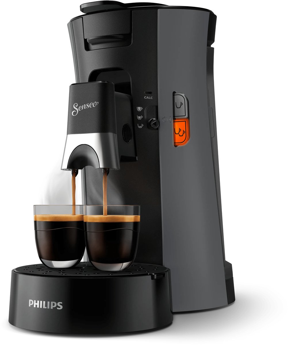 Bol.com Philips Senseo Select Koffiepadmachine CSA230/50 - Keuze uit 1 of 2 Kopjes - Instelbare Intensiteit - Automatische Uitsc... aanbieding