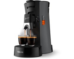 Philips Senseo Select Koffiepadmachine CSA230/50 - Keuze uit 1 of 2 Kopjes - Instelbare Intensiteit - Automatische Uitschakeling - Donkergrijs