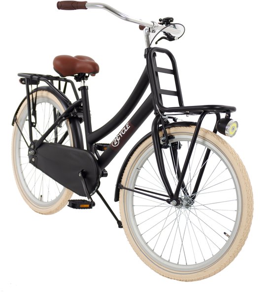 2Cycle Premium Transportfiets kinderfiets 24 inch (8 tot 10 jaar) voor Meisjes Zwart van 2Cycle — afbeelding 5