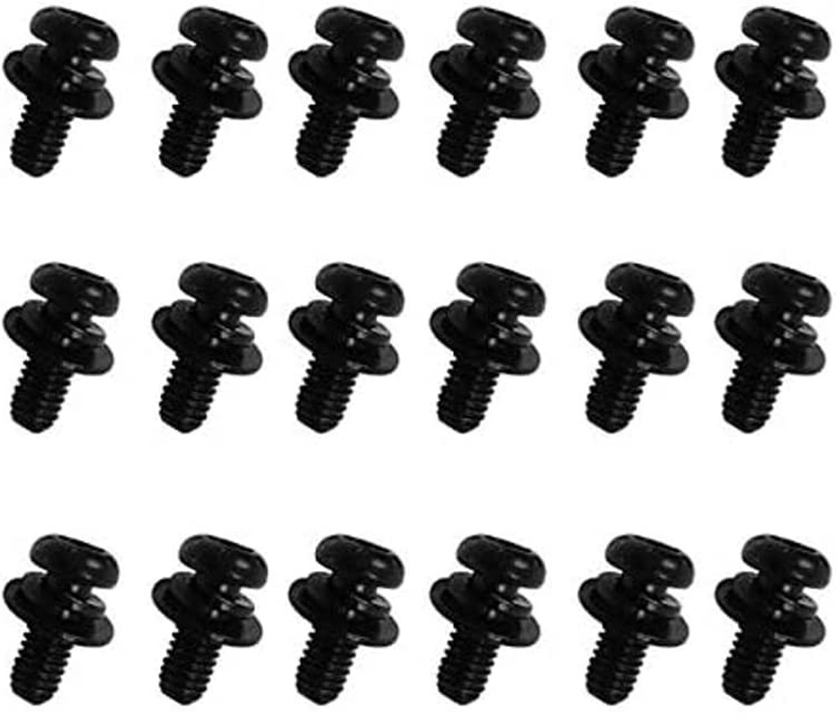 Dailygoods - Dailygoody - Bodem Batterij Cover Schroeven - Roestvrij Staal - Voor G30 - Zwart - Elektrische Scooter Onderdelen - 18 Stuks