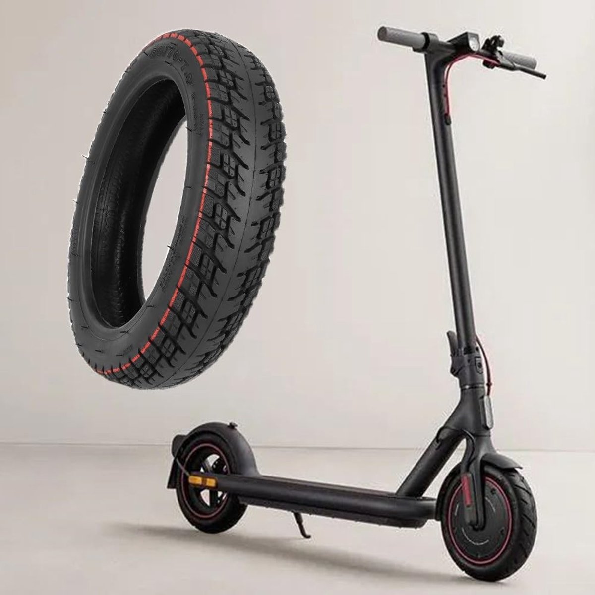 Dailygoods - Dailygoody - 10 Inch Band - Stevige Off-Road Band - Hoogwaardig Rubber - Geschikt voor Mi 4Pro - Duurzaam en Praktisch - Verbeter je Elektrische Autoped