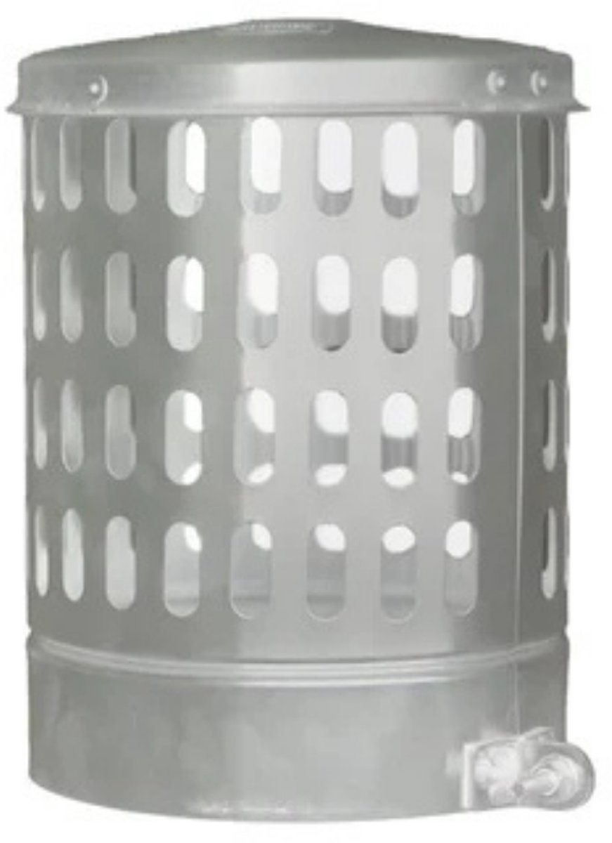 Aluminium Kraaienkap Ø140 mm