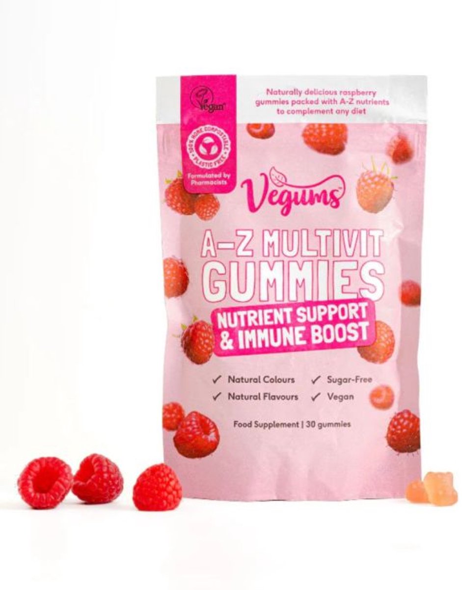Vegums Sugar-free A-Z Multivitamin gummies 30 stuks